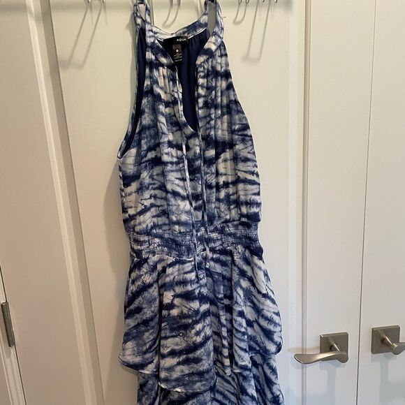 Aqua blue tiered sundress - Picture 7 of 8